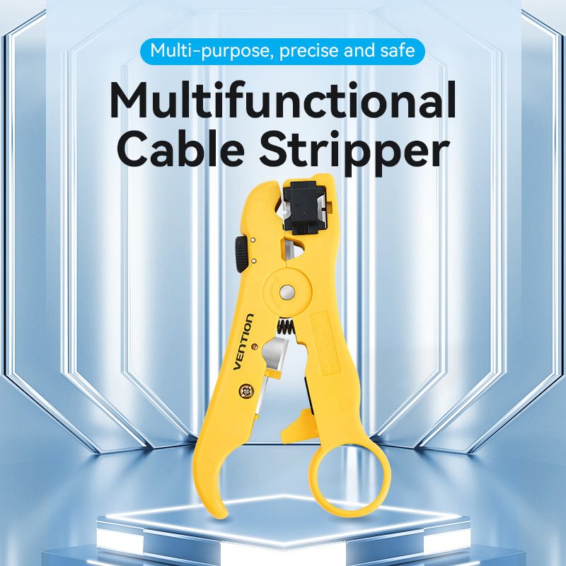 Vention Coaxial Cable Stripper Yellow