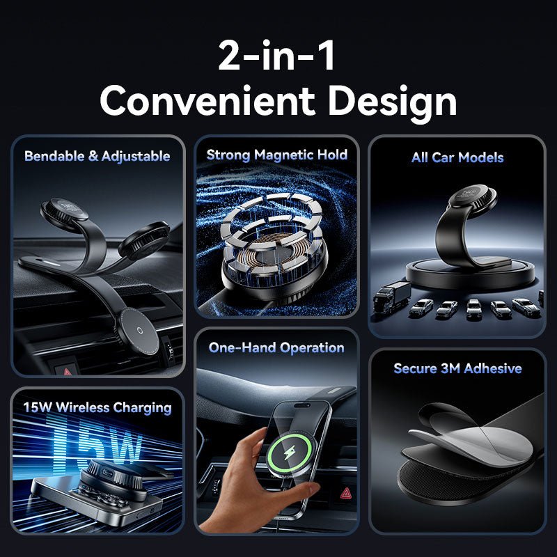 Vention Wireless Car Mount Charger