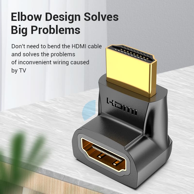 Vention HDMI™ 270 Degree Male to Female Adapter Black
