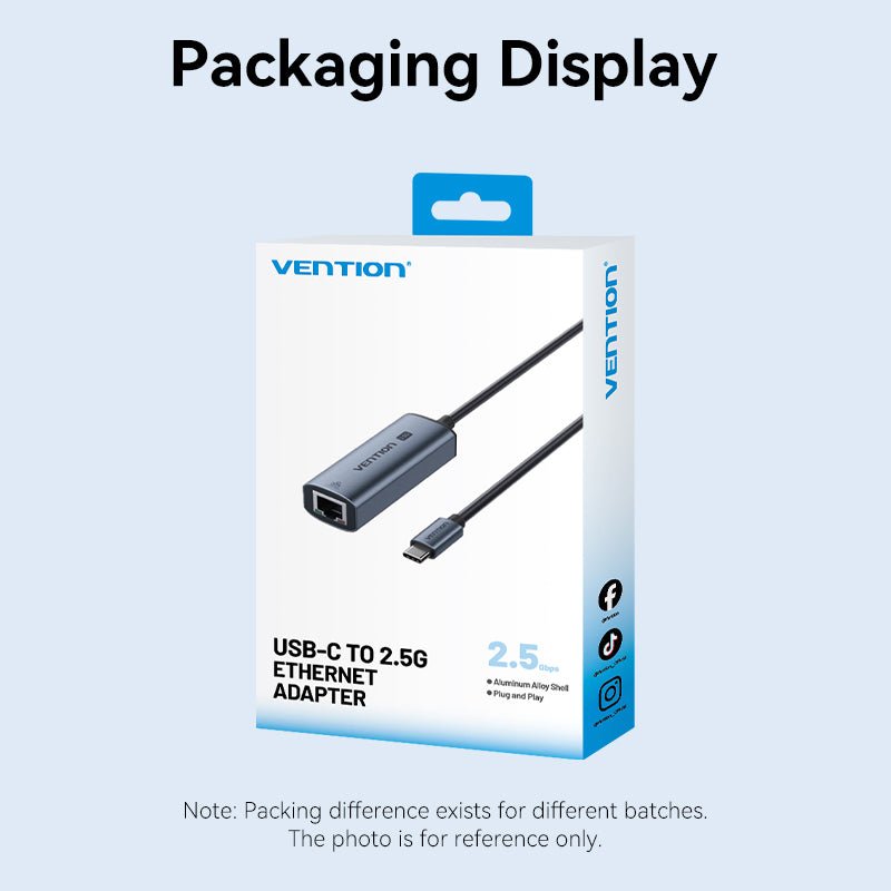Vention USB-C to 2.5G Ethernet Adapter