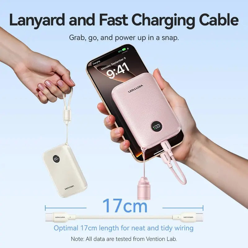 Vention 10000mAh Power Bank 22.5W