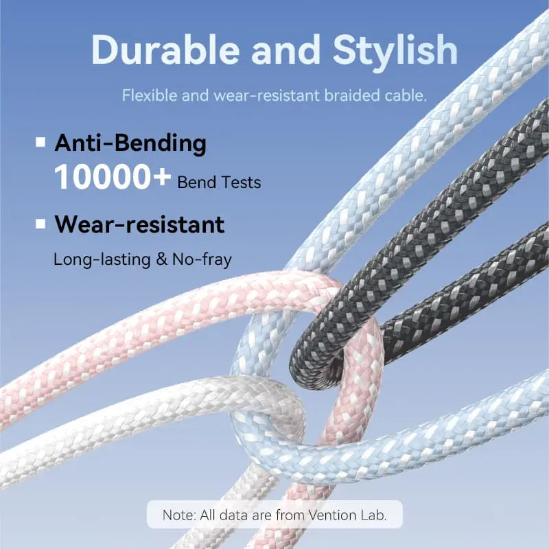 Vention USB 2.0 Type-A Male to Lightning Male 2.4A Cable Aluminum Alloy Type