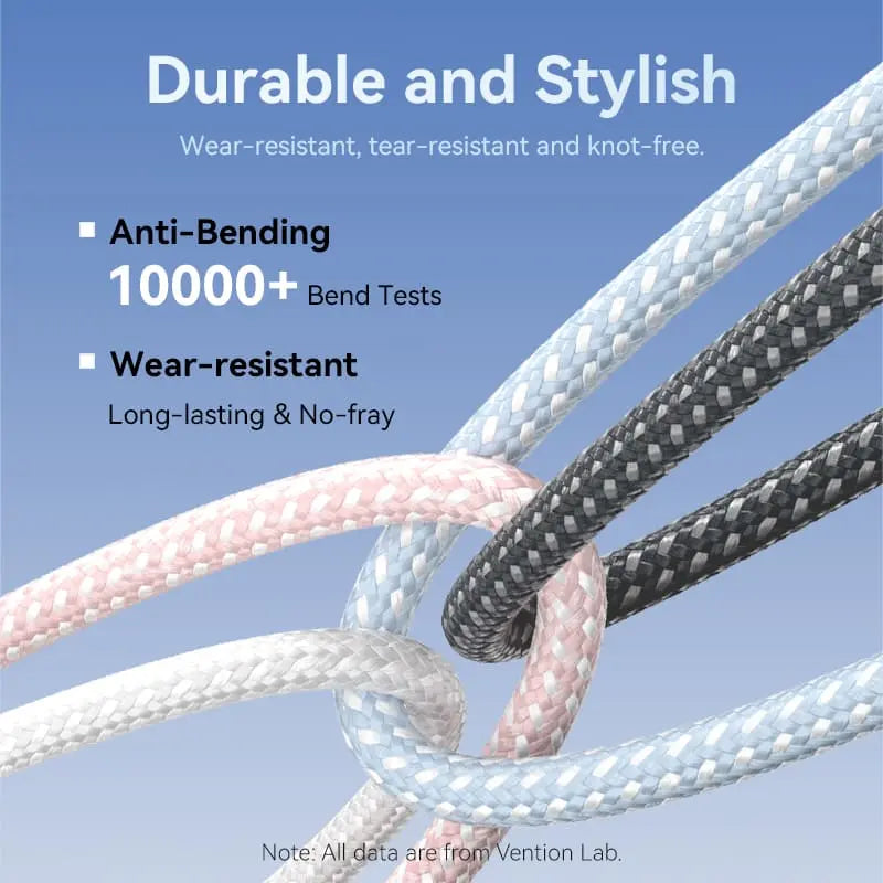 Vention USB 2.0 Type-C Male to Type-C Male 3A Cable Aluminum Alloy Type