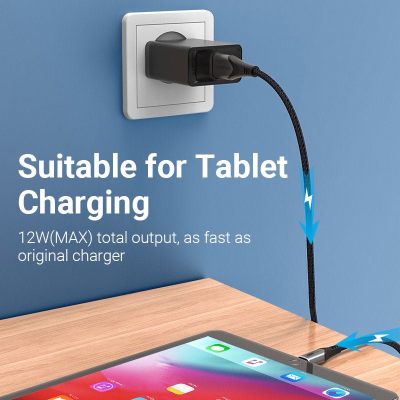 Vention 1-Port USB Wall Charger 12W EU-Plug