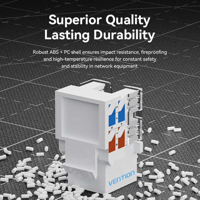 Vention Cat6 Unshielded Keystone Jack