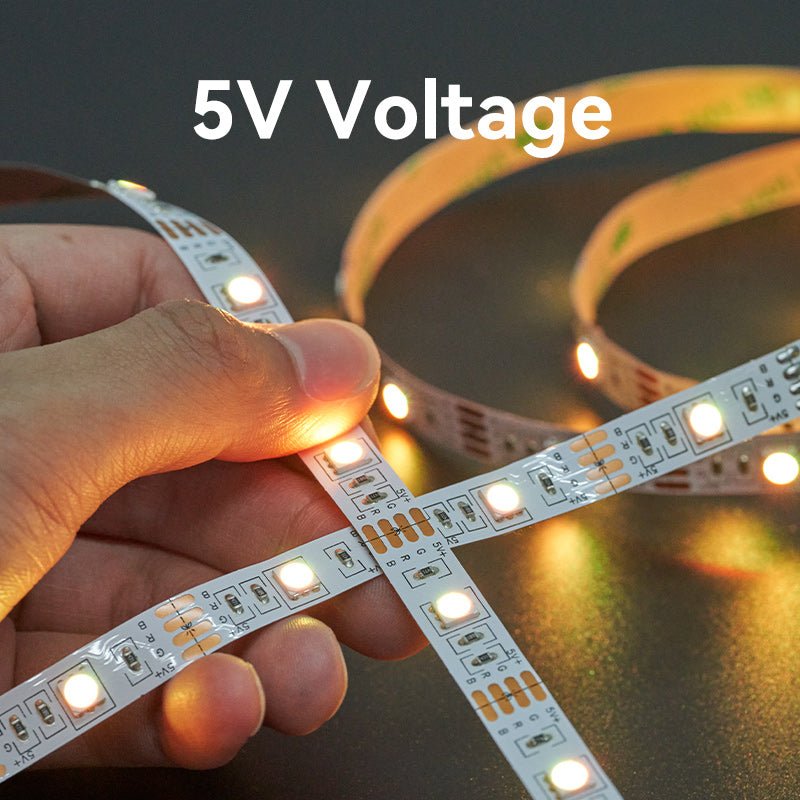 Vention RGB FPC LED Strip Lights with IR Remote and USB 5V Power Supply