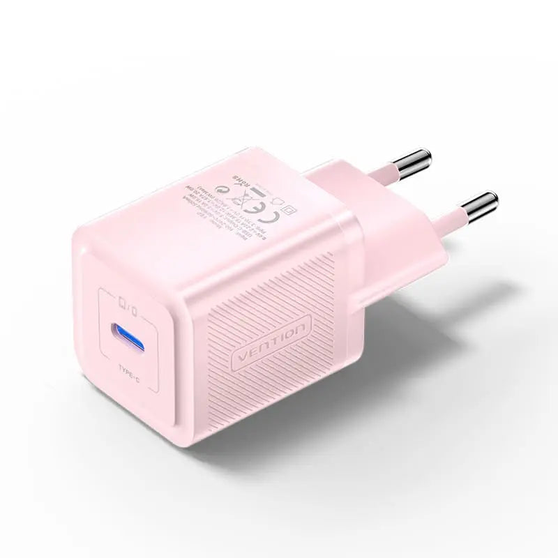 Vention 1-Port USB-C GaN Charger 20W EU-Plug