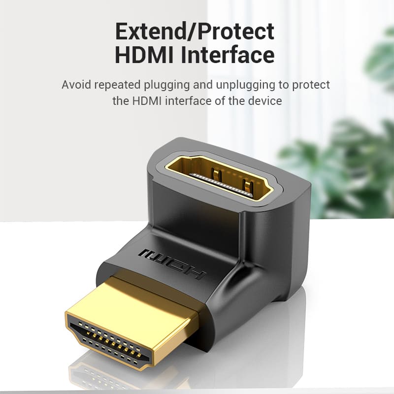 Vention HDMI™ 270 Degree Male to Female Adapter Black