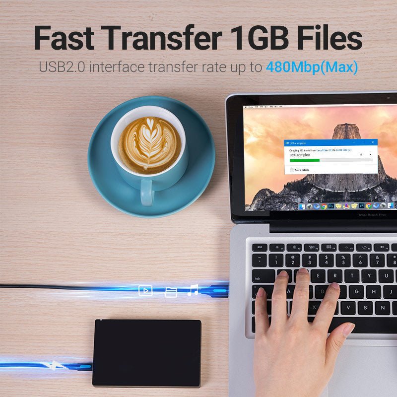 Vention USB 2.0 A Male to Mini-B Male Cable PVC Type
