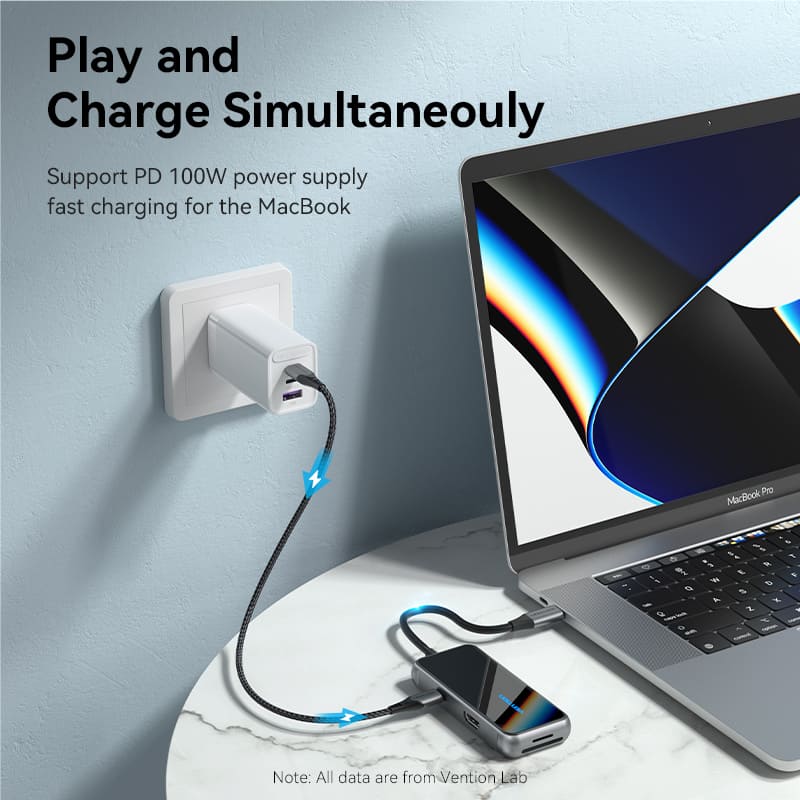 Vention 7-in-1 USB-C Docking Station