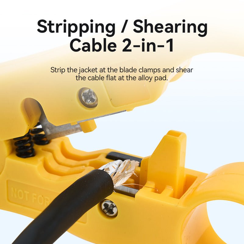 Vention Coaxial Cable Stripper Yellow
