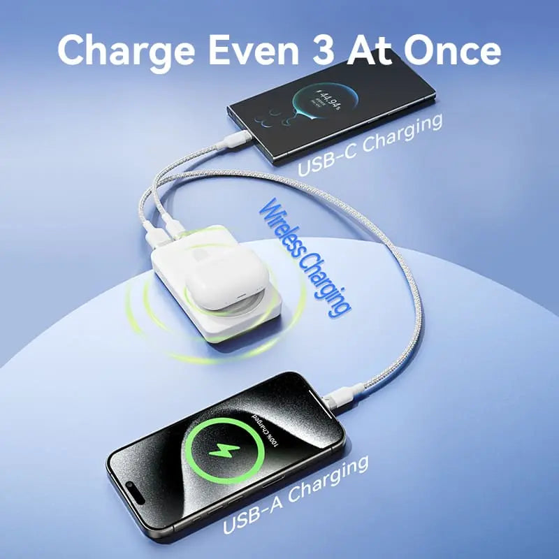 Vention 10000mAh Magnetic Wireless Power Bank 22.5W