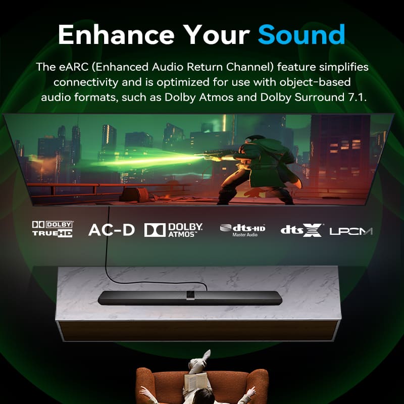 Vention Cotton Braided Ultra Thin HDMI™-A Male to Male HD Cable 8K Green Aluminum Alloy Type