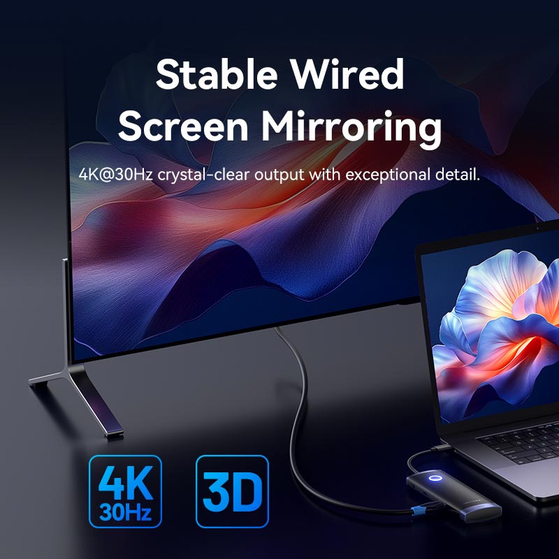 Vention 6-in-1 USB-C Wireless HDMI™ Docking Station
