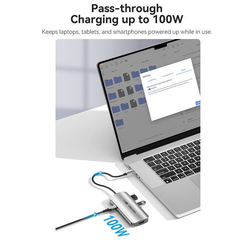 Vention 6-in-1 USB-C Docking Station