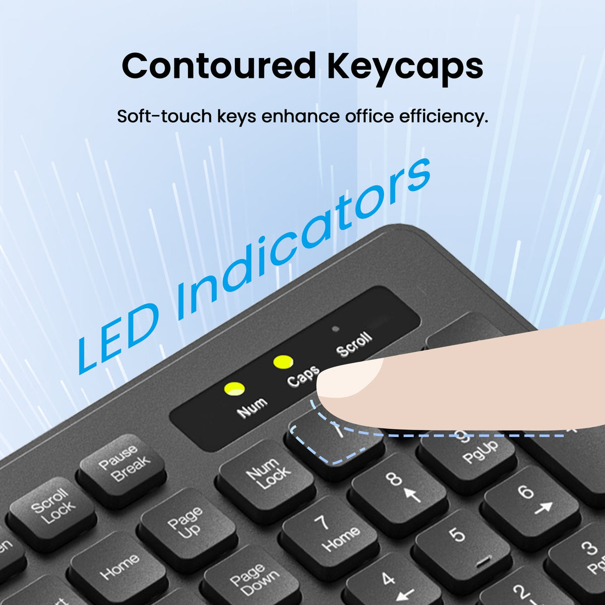 Wireless Keyboard and Mouse Combo