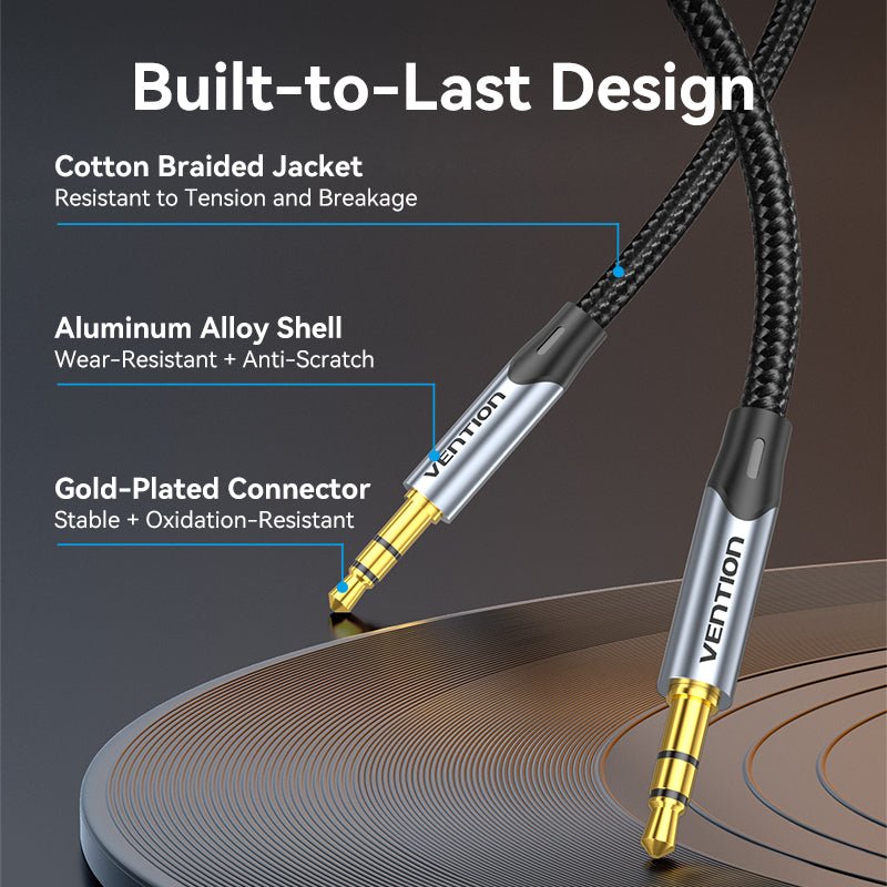 Vention 3.5mm Male to 2.5mm Male Audio Cable