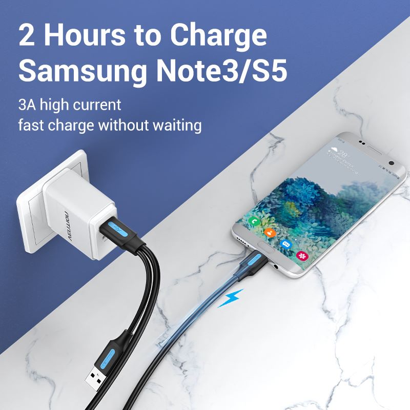 Vention USB 3.0 A Male to Micro-B Male Cable with USB Power Supply PVC Type