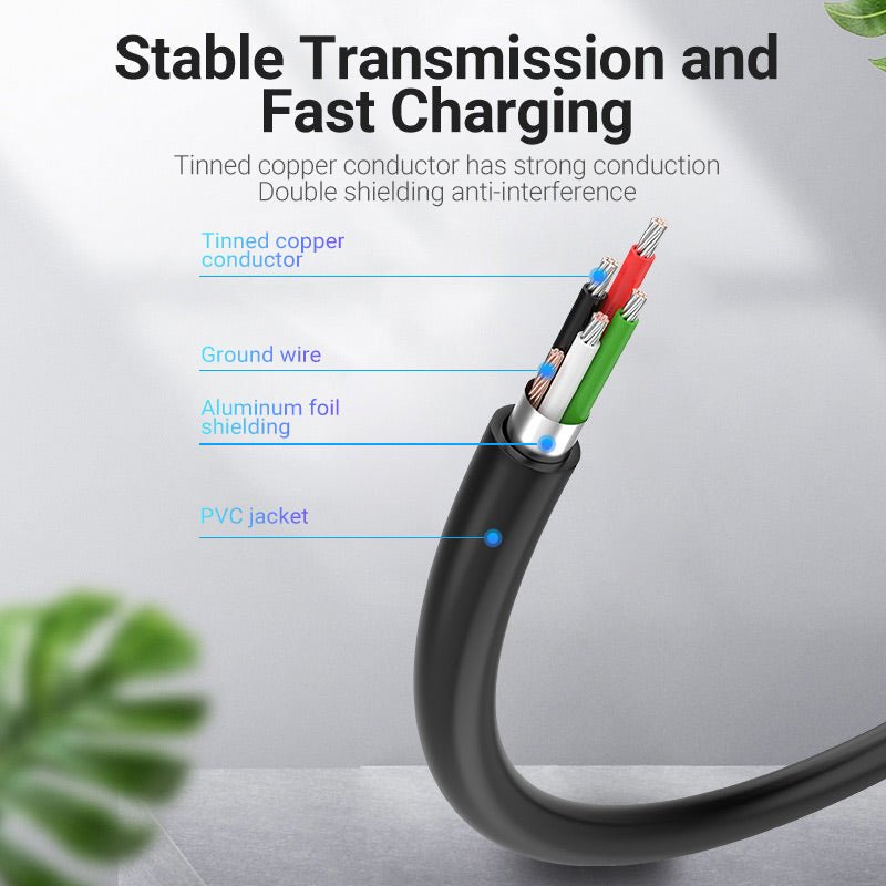 Vention USB 2.0 A Male to Mini-B Male Cable PVC Type