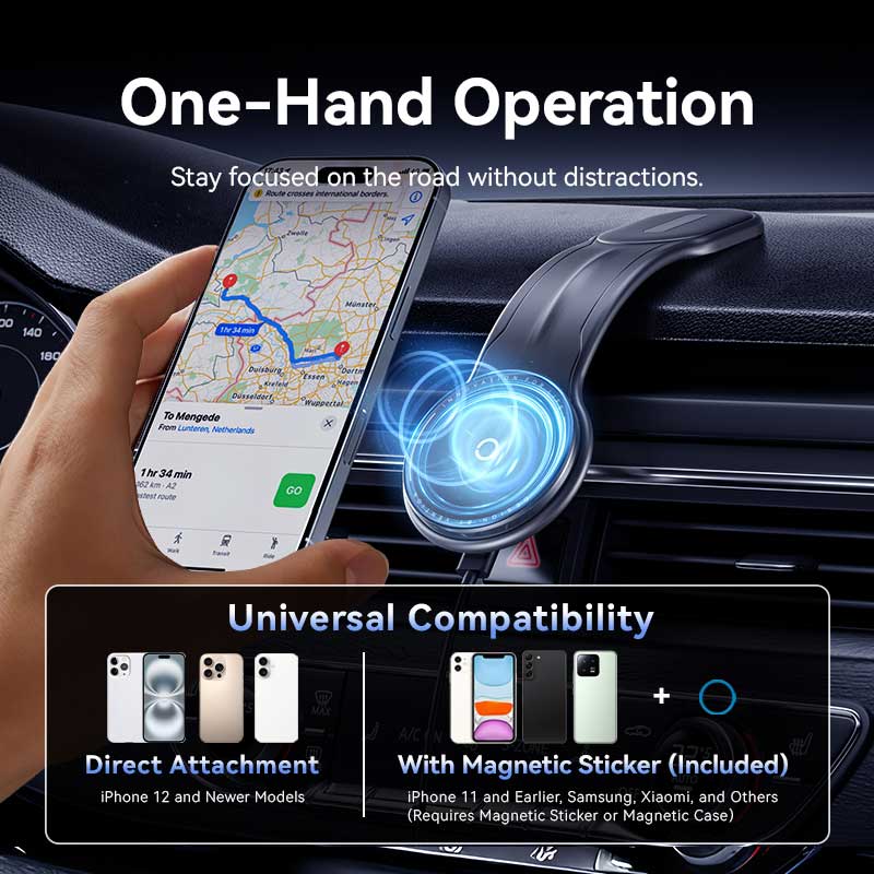Vention Wireless Car Mount Charger