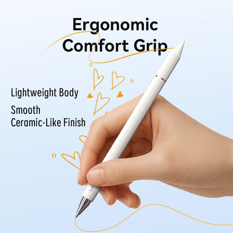 Vention 3-in-1 Magnetic Stylus Pen White Aluminum Alloy Type