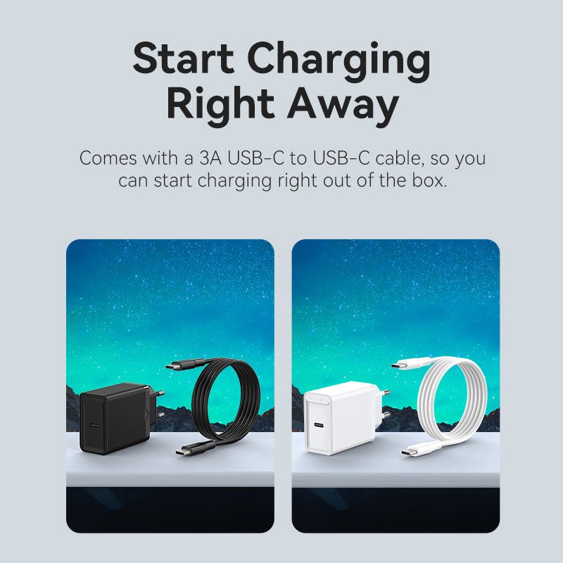 Vention 1-Port USB-C Wall Charger 25W EU-Plug