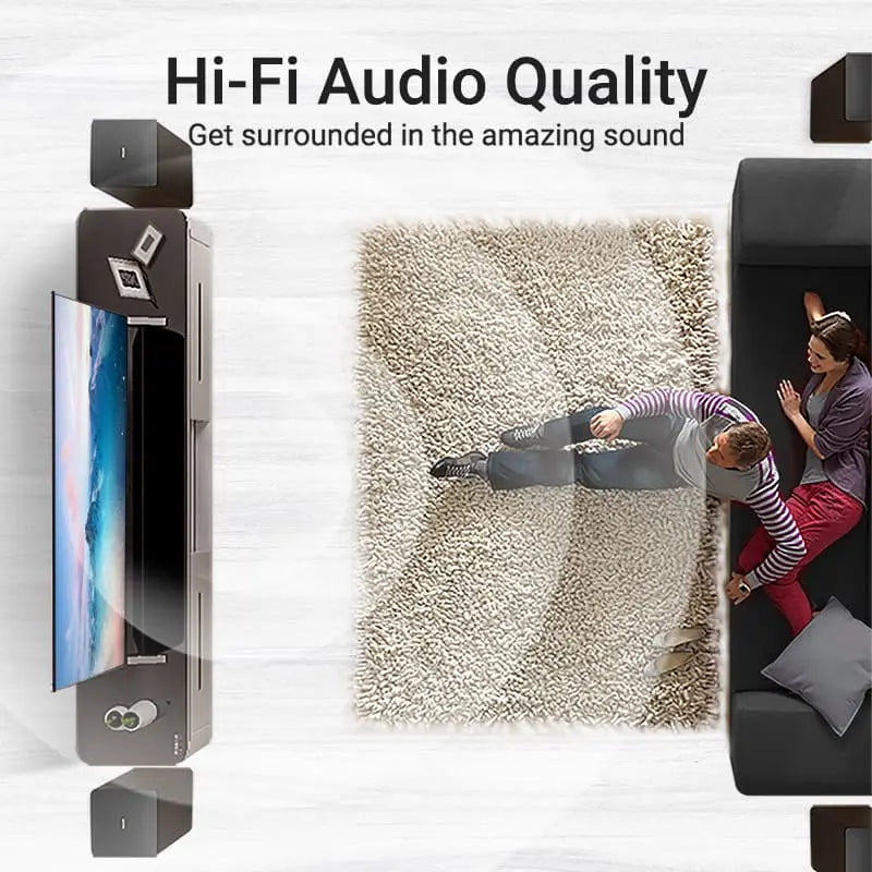 Vention Cotton Braided 8K HDMI™ Cable Black