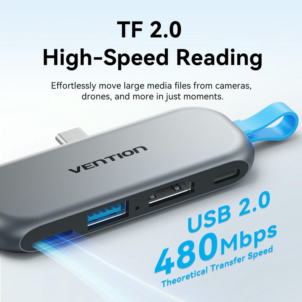 Vention 4-in-1 USB-C Cable-Free Docking Station