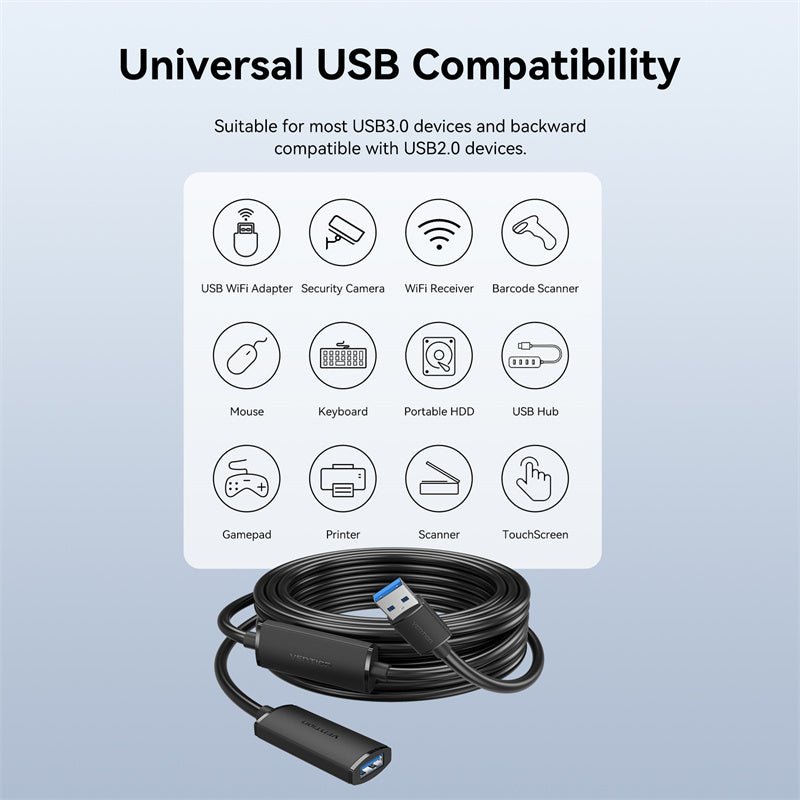 Vention USB 3.0 Active Extension Cable