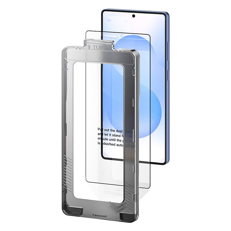 Vention HD Tempered Glass Screen Protector for Samsung Galaxy S25 6.2" with Dust-Free Installation Tool