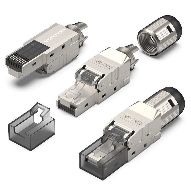 Vention Cat6A Shielded Toolless 8P8C RJ45 Modular Plug