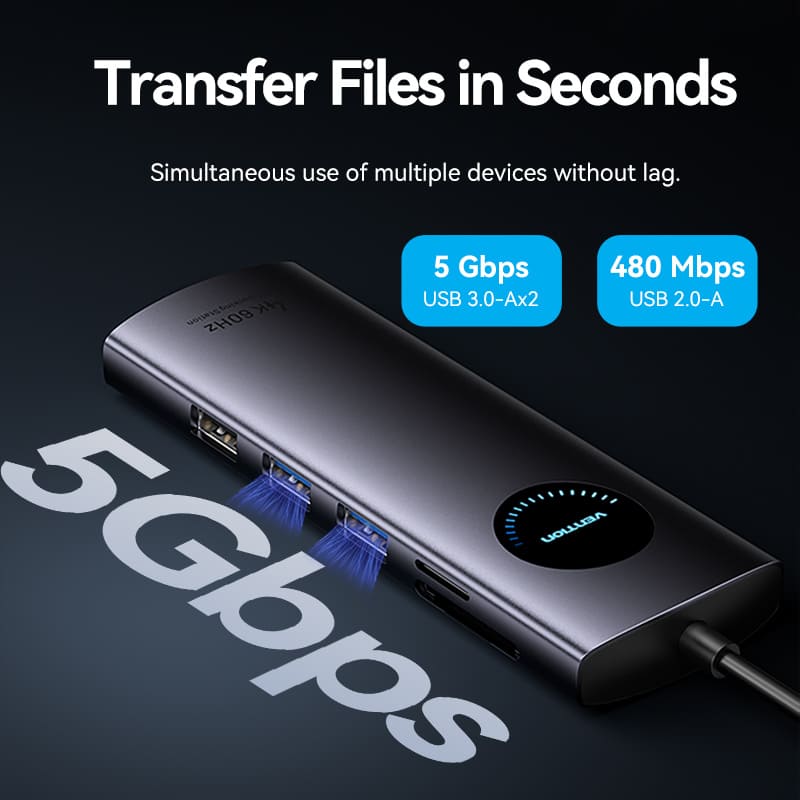 Vention 10-in-1 USB-C MST Docking Station