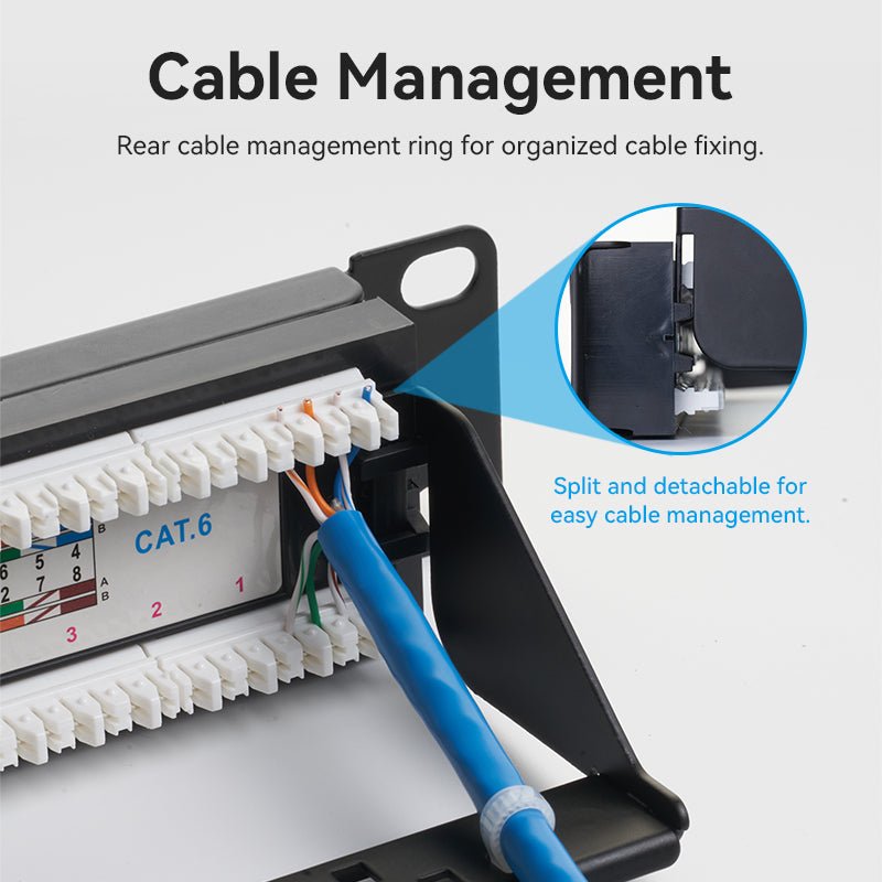 Vention 24-port Cat6 Unshielded Patch Panel