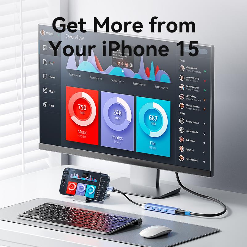 Vention 5-in-1 USB-C Docking Station
