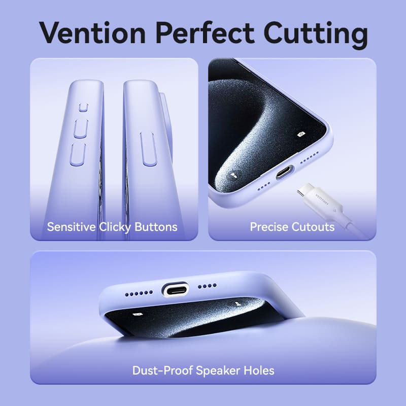 Vention Liquid Silicone Case for iPhone 16 with MagSafe