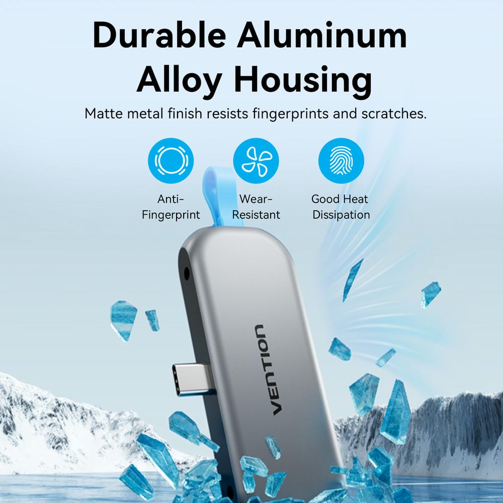 Vention 4-in-1 USB-C Cable-Free Docking Station