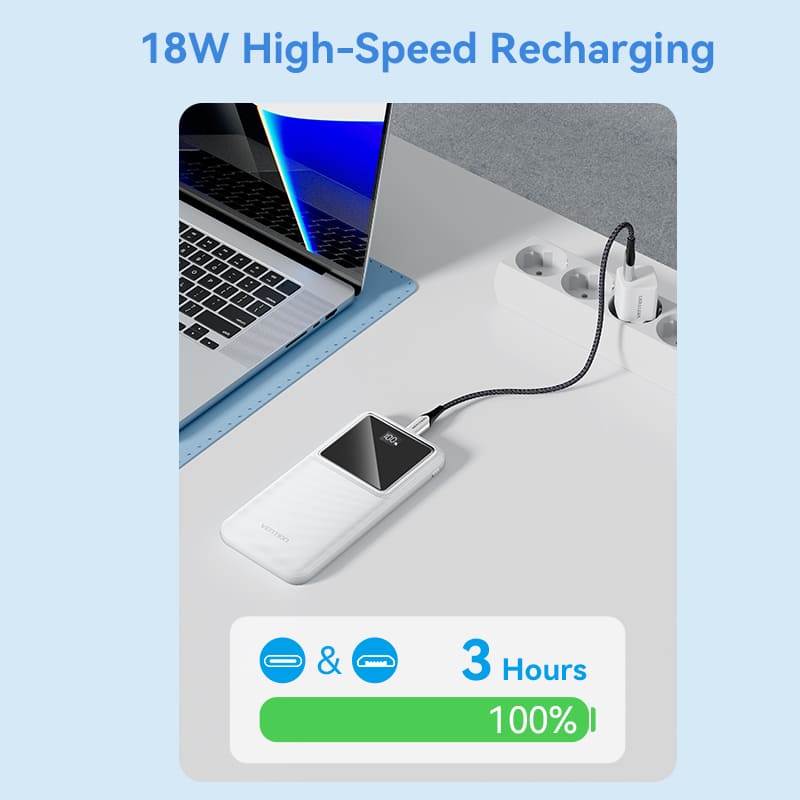 Vention 10000mAh Power Bank 22.5W