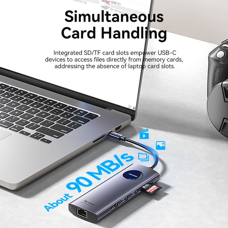 Vention 10-in-1 USB-C MST Docking Station
