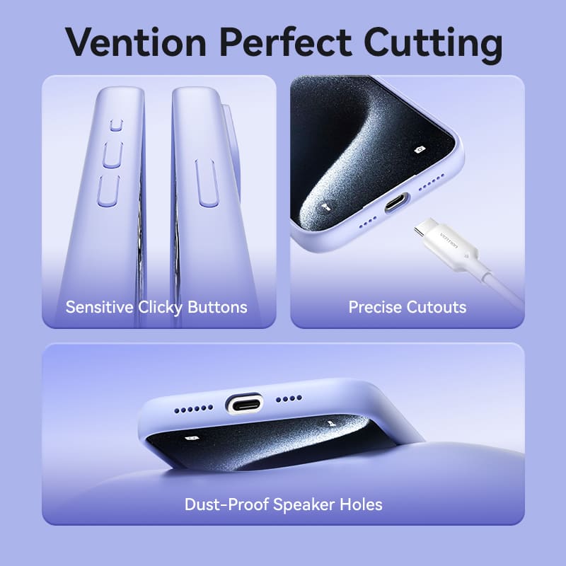 Vention Liquid Silicone Case for iPhone 13 with MagSafe