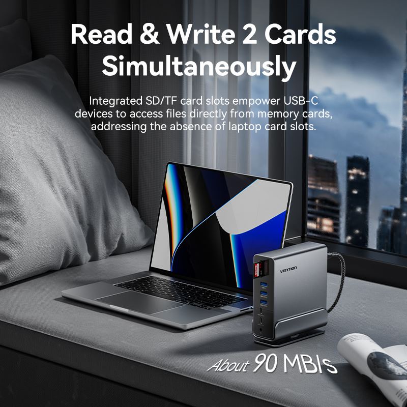 Vention 15-in-1 USB-C MST Docking Station