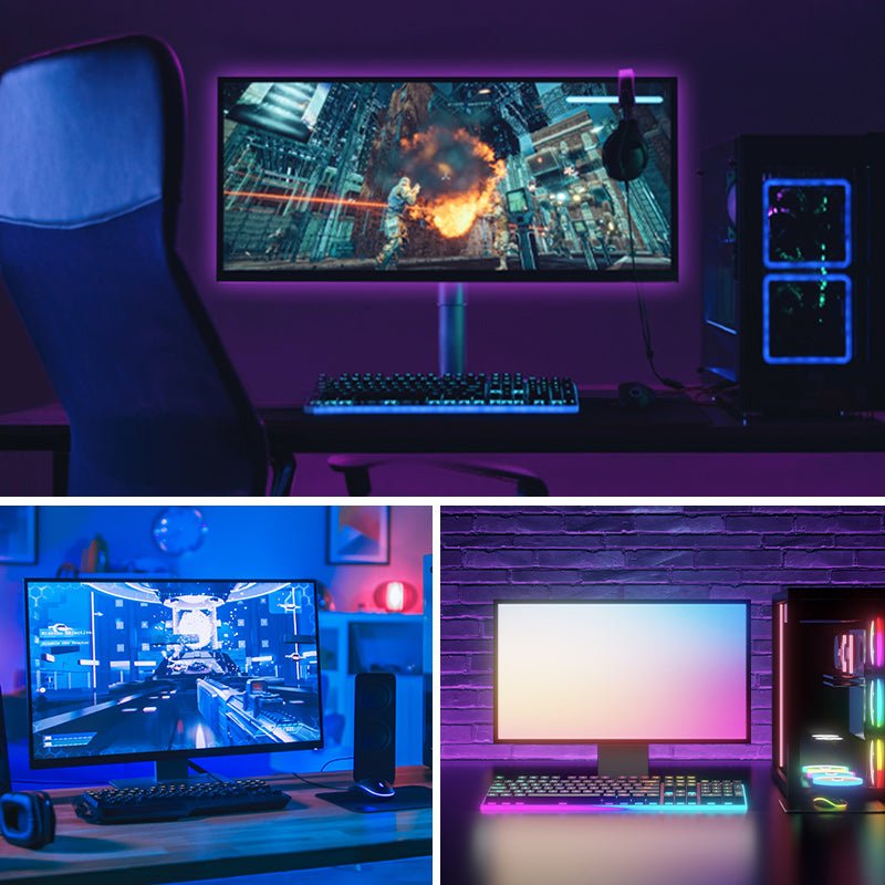 Vention RGB FPC LED Strip Lights with IR Remote and USB 5V Power Supply