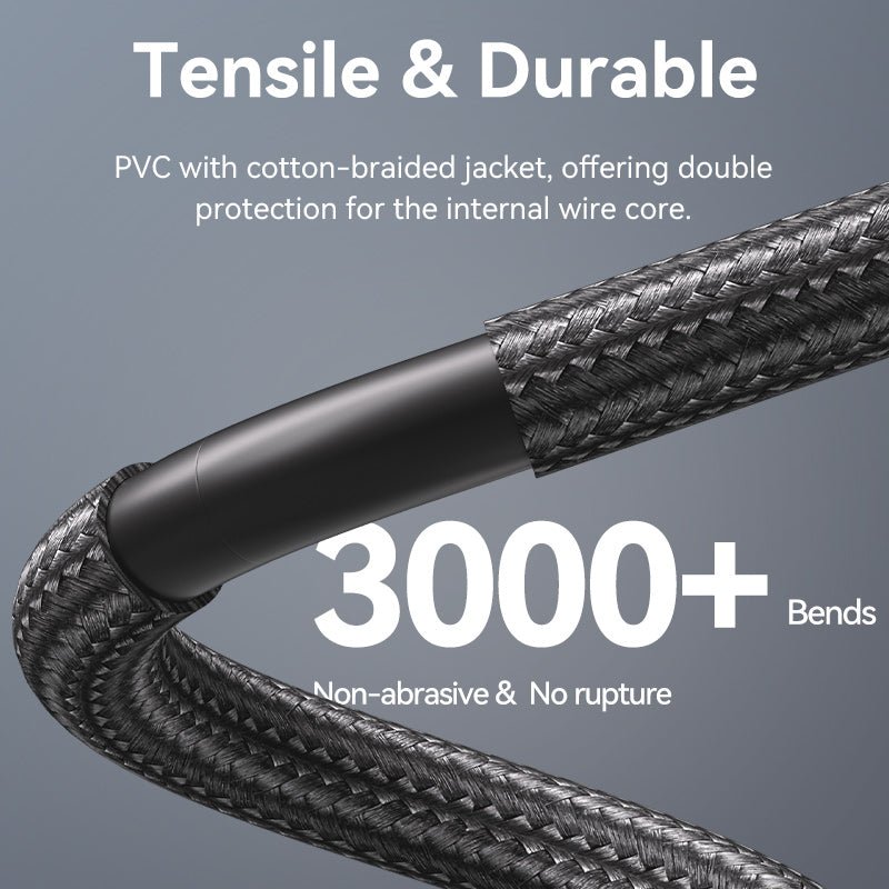 Cotton Braided 4K HDMI™ Male to Male Cable