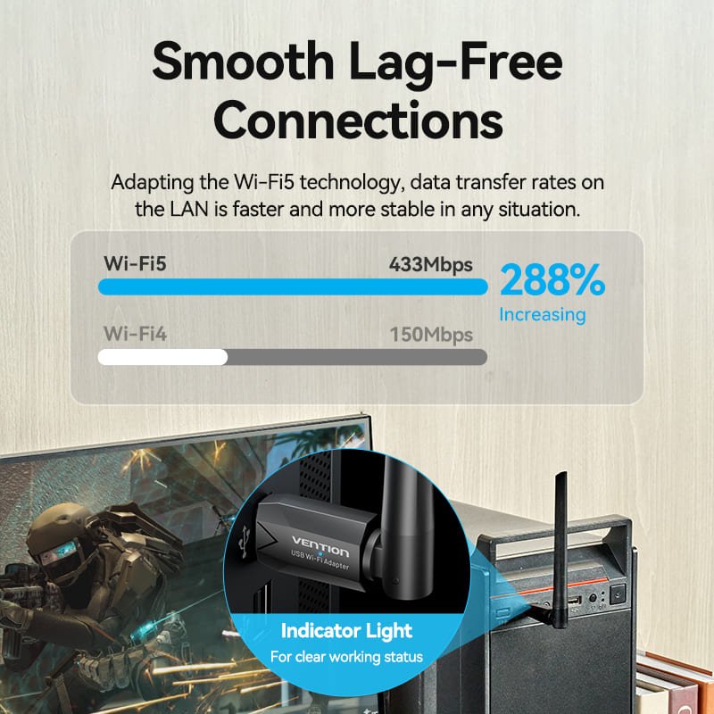 Vention USB Wi-Fi Adapter