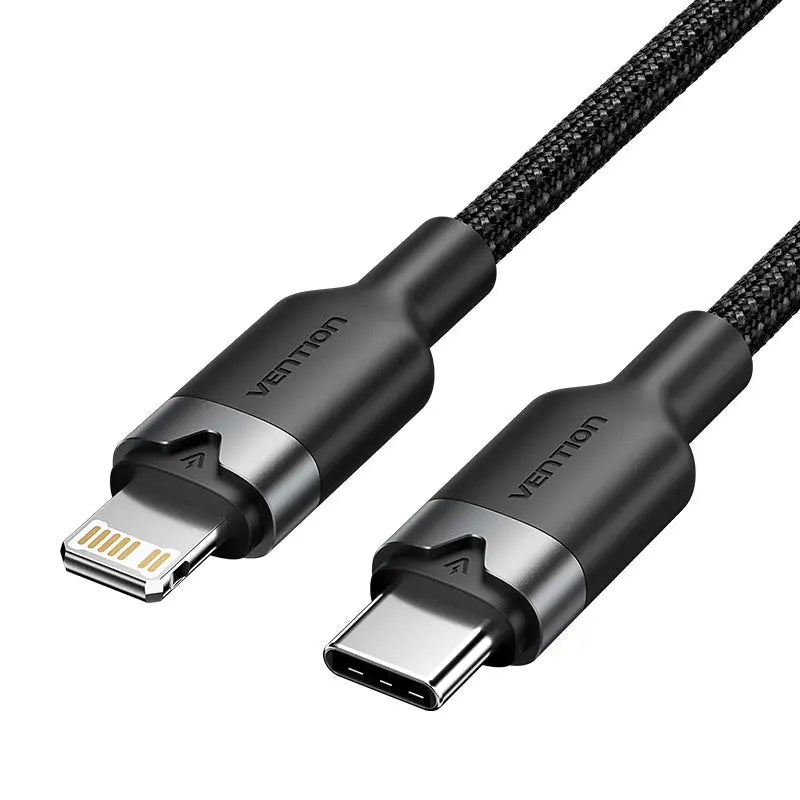 Vention USB 2.0 Type-C Male to Lightning Male 3A Cable Aluminum Alloy Type