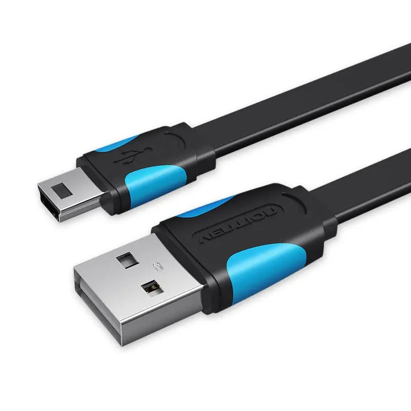 Vention Flat USB2.0 A Male to Mini 5 Pin Male Cable