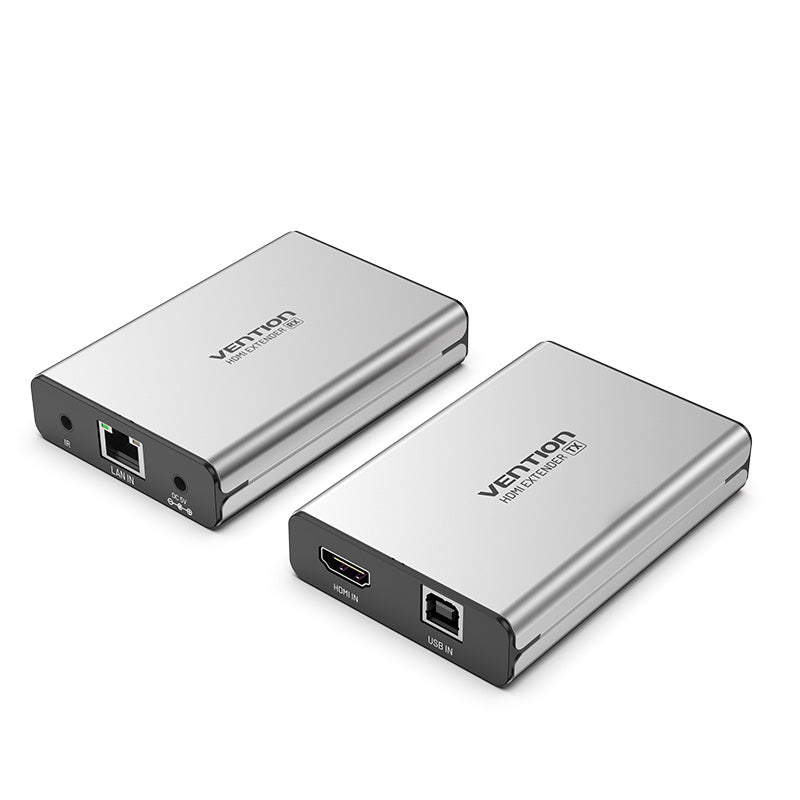 Vention HDMI™ Network Cable Extender 160M Gray Aluminum Alloy Type EU Standard