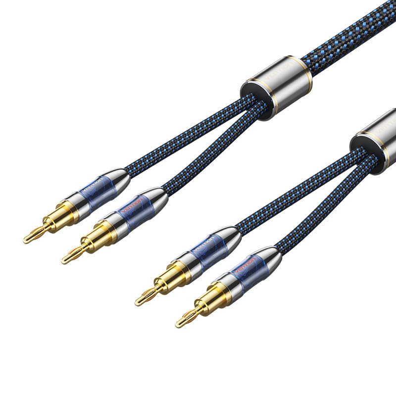 Vention Speaker Wire (Hi-Fi) with Dual Banana Plugs