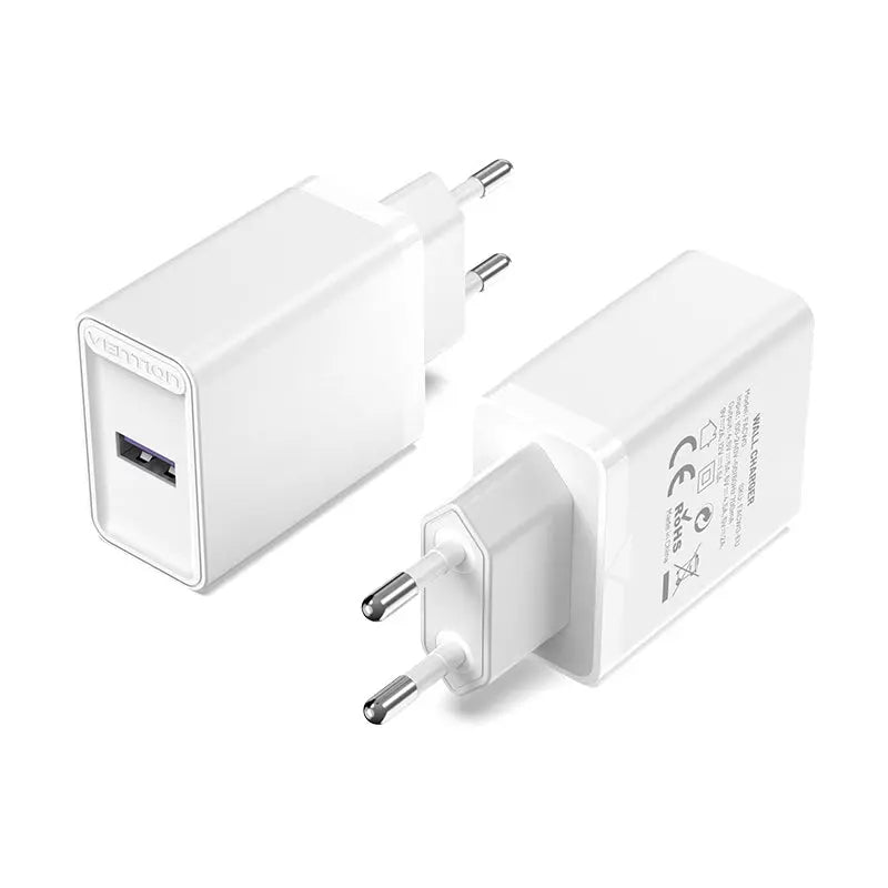 Vention 1-Port USB Wall Charger 22.5W EU-Plug