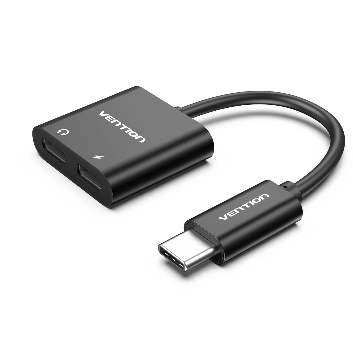 2 in 1 USB C to Dual Digital Type C HeadPhone Adapter