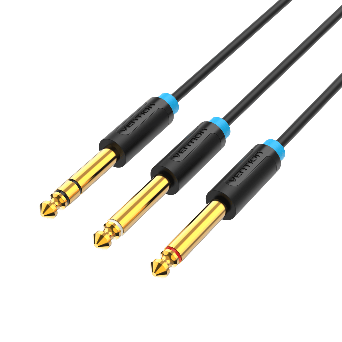 Vention 6.5mm to Double 6.5mm Audio Cable Male to Male Aux Cable for Mixer Speaker Amplifier 6.5 to 6.5 TRS Cable Audio